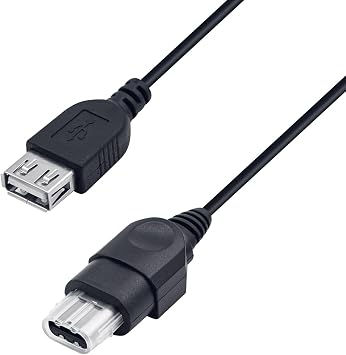 Mcbazel PC Female USB to Xbox Converter Adapter Cable Cord for Original Xbox Console