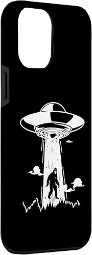 Miniatura 3 de Funda divertida para iPhone 15 Pro Max Bigfoot Sasquatch Alien Abduction UFO