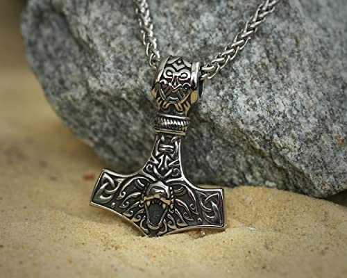 Baldur Jewelry - Thors Hammer Necklace Pendant - Image 9