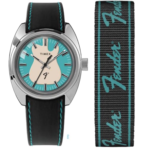 Montre Fender Timex homme du bureau aux sorties urbaines avec son cadran bleu