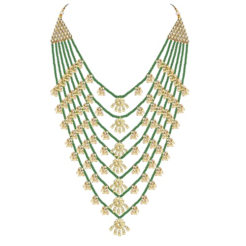 Image of Peora Traditional Multi Layered Necklace & Jewellery Set Gift for Women