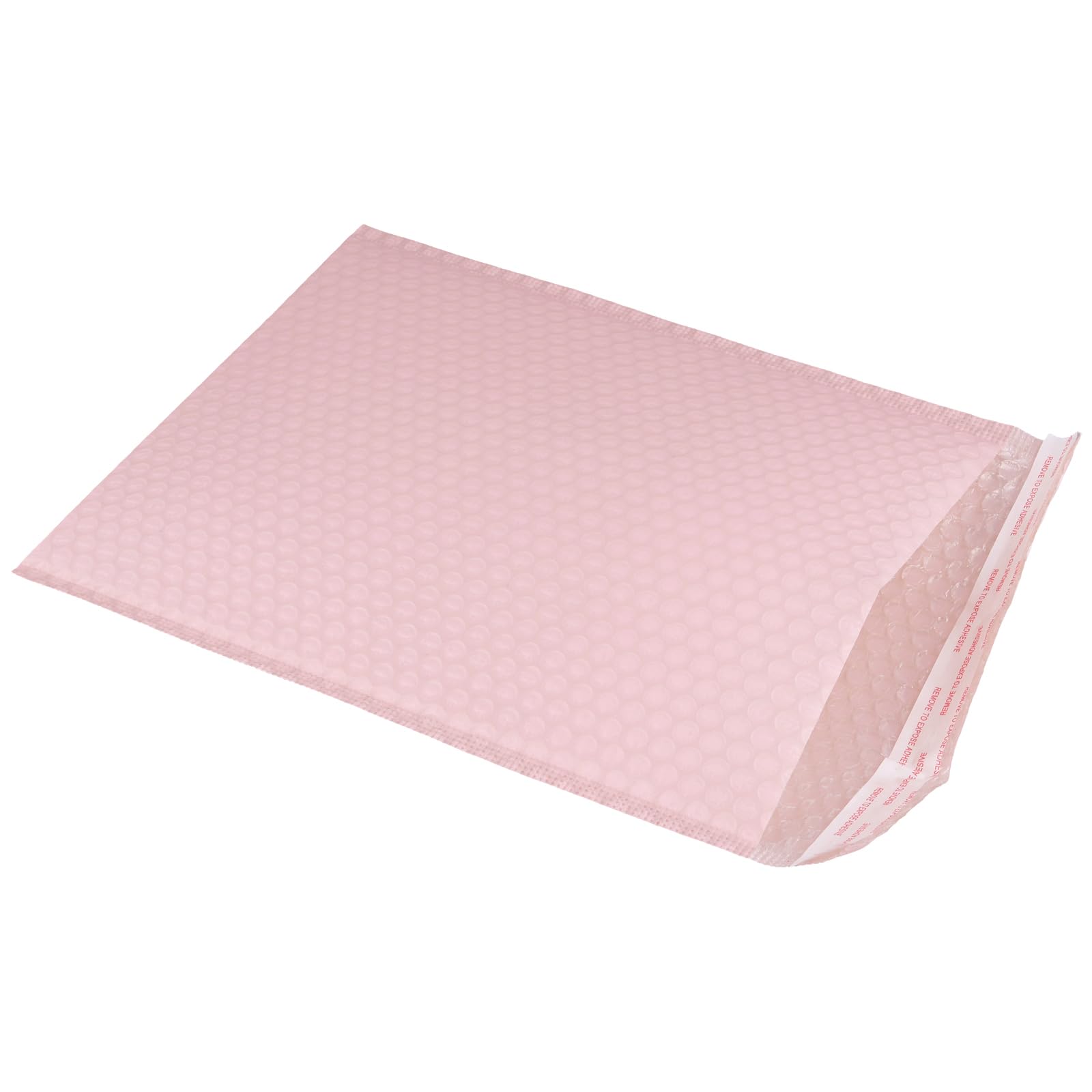 HOZEON Confezione da 50 buste imbottite impermeabili autosigillanti, per libri, vestiti, imballaggi per piccole imprese, 10 x 30,5 cm, colore: rosa chiaro