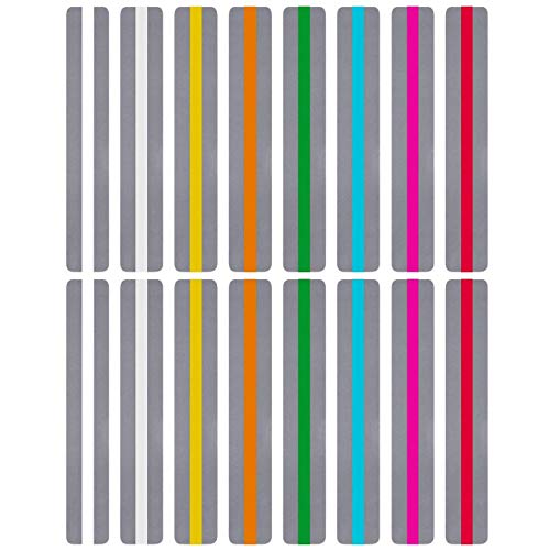 AYE - Guías para lectura, con banda transparente para leer