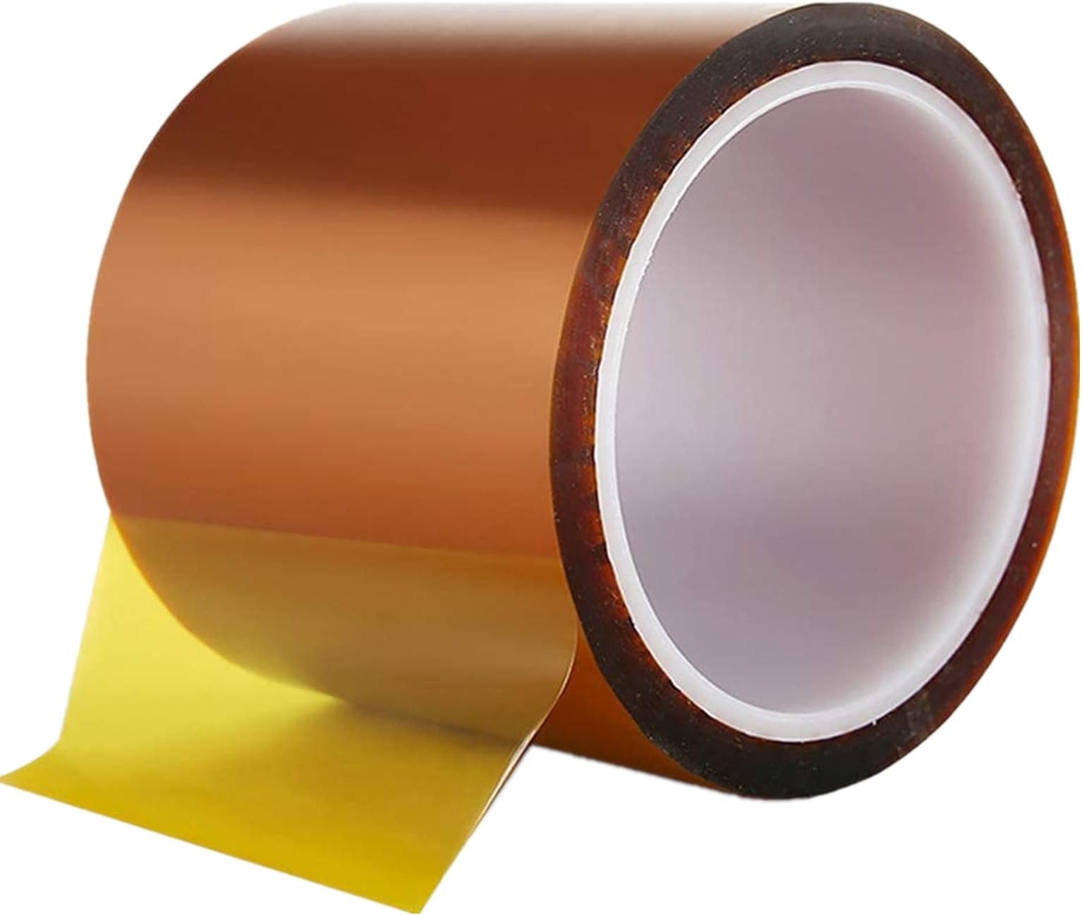 High Temp Tape, (4 inch X 108 FT) Polyimide High Temperature Resistant Tape Silicone Adhesive - for 3D Print Bed,Soldering,Masking etc.