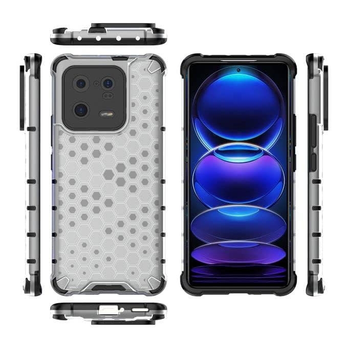 Image of Hard PC Back Case Cover for Xiaomi Mi 13 Pro 5G Anti Slip Ultra Thin Shockproof Reinforced Corners (Polycarbonate|Transparent)