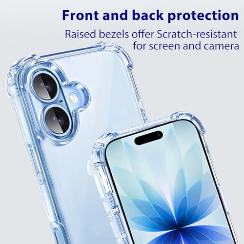 Melomon Case for iPhone 17 (6.3-inch), Clear 17 Case Soft Fit Anti-Scratch Shockproof Airbag Drop Protection Phone Bumper Cover for iPhone 17 - Clear - Image 5