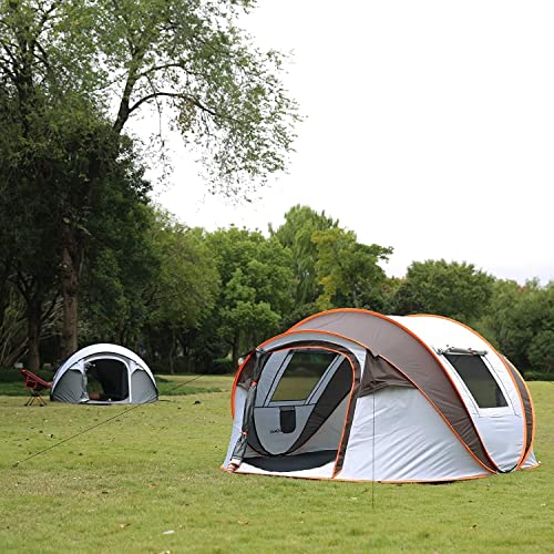 Carpa de camping instantánea pop up para 5-6 personas miniatura 4