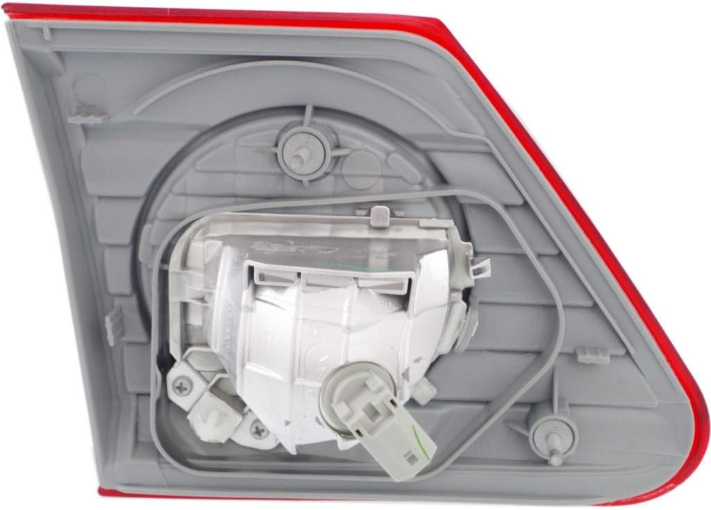 For 2011 2012 2013 Toyota Corolla Driver and Passenger Side | Pair | Rear Inner Tail Light With Bulbs Included TO2802107 TO2803107 | Replaces 81590-02290 81580-02290
