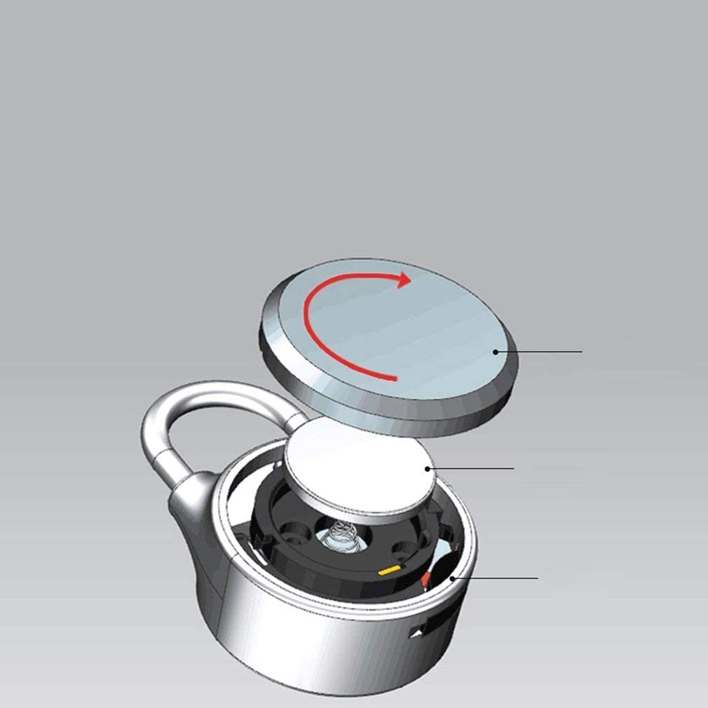 Candados de combinación de dígitos Bloqueo de huellas dactilares Contraseña Electrónico Inteligente Bluetooth Huella dactilar Contraseña Candado Aplicación de puerta de casa Gestión remota Desbloqueo