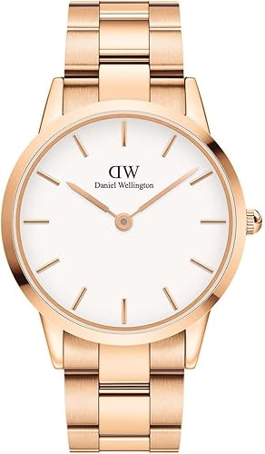 Miniatura 9 de Daniel Wellington Iconic Link Reloj pulsera de eslabones de oro rosa o plata