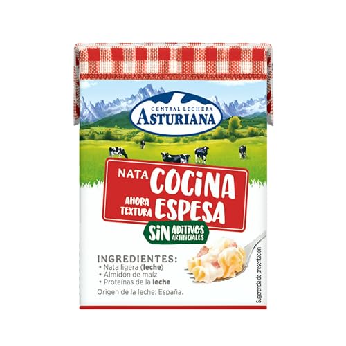 Central Lechera Asturiana Nata para Cocinar 18% MG, Brik 200ml