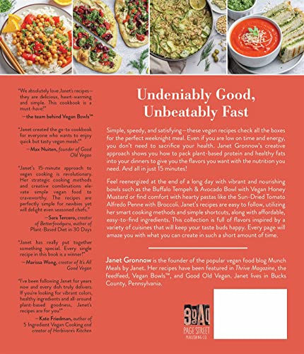 15-Minute Vegan Meals: 60 Delicious Recipes For Fast & Easy Plant-Based Eats #TOP1