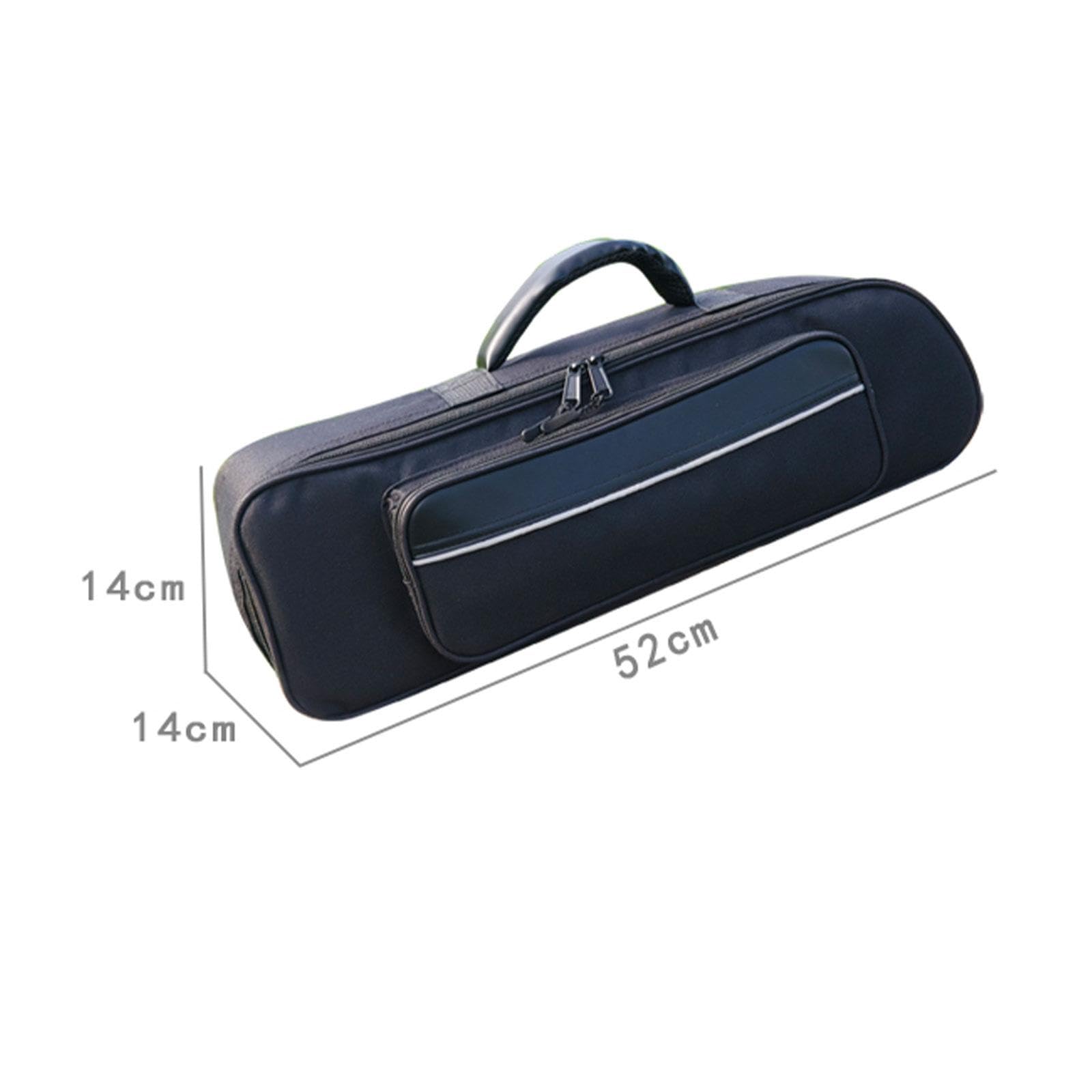 Bolsa de Viaje para Trompeta de Tela Oxford, Funda Protectora para Hombro, Resistente e Impermeable, Estuche de Trompeta para Sordinas de Concierto en Exteriores