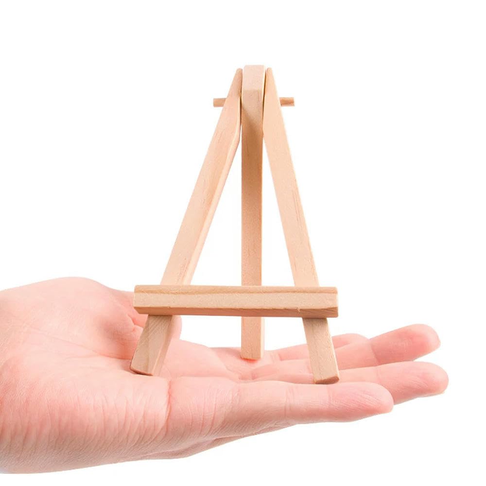Lot de 100 Mini chevalets en Bois pour Table de Mariage, Porte-Cartes de Place, chevalets d'affichage pour Carte de Place en Bois pour décoration de Table de Mariage