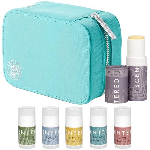 Scentered Aromatherapy Gift Set, Roll On Essential Oil Balms for