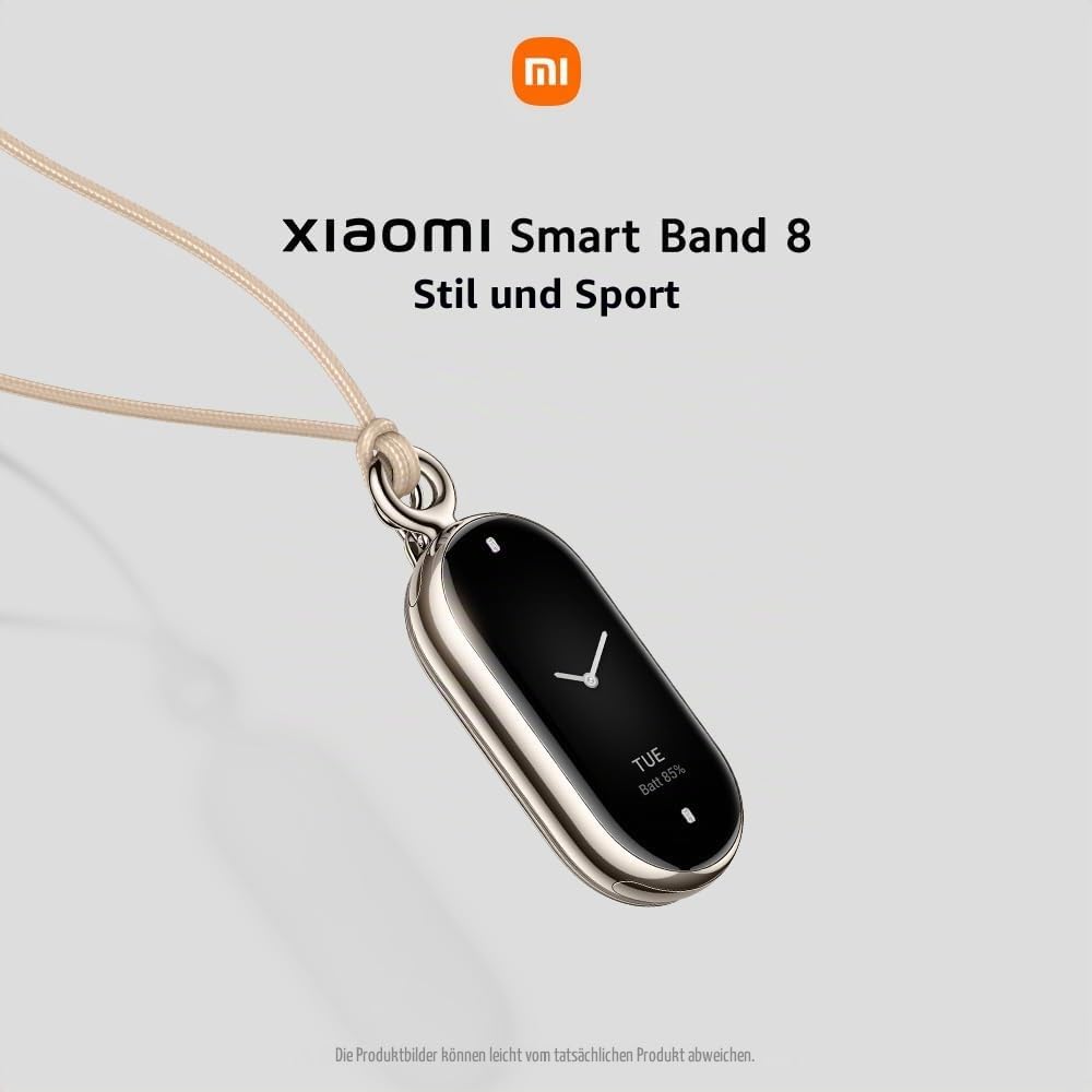XIAOMI Smart Band 8 Fitness Tracker, 1.62 Inch AMOLED Display, 16 Days Battery Life, 5ATM, SpO2 Tracking, Sleep and Pulse Monitoring, 150+ Training Modes, Pedometer, Graphite Black