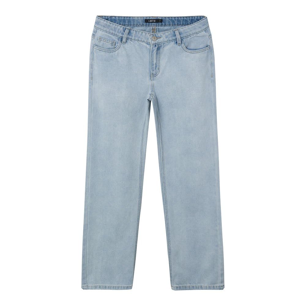 Bleu NLFTARIANNES DNM LW STRAIGHT PANT - Fille