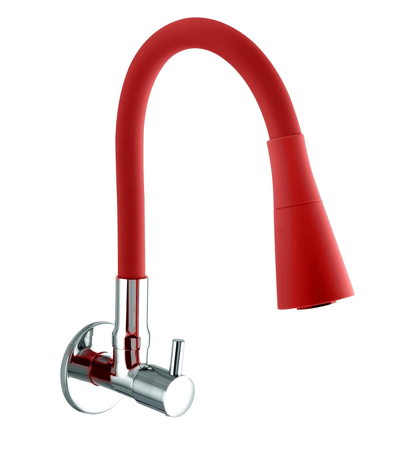 SEARENE BATHWARE Kitchen Sink Tap | Flexible Neck Wall Mount Sink Mixer Tap | Dual Flow Medium Shower Flow & Foam Flow | 360° Swivel Spout for Easy Use | Chrome Finish | Perfect for Modern Kitchens (B0CRL7XNYH) Amazon Price History, Amazon Price Tracker