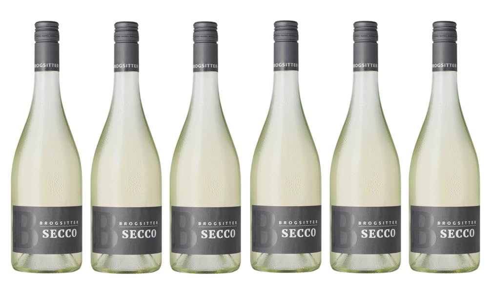 6x 0,75l - Brogsitter - Secco - Deutschland - Perlwein trocken