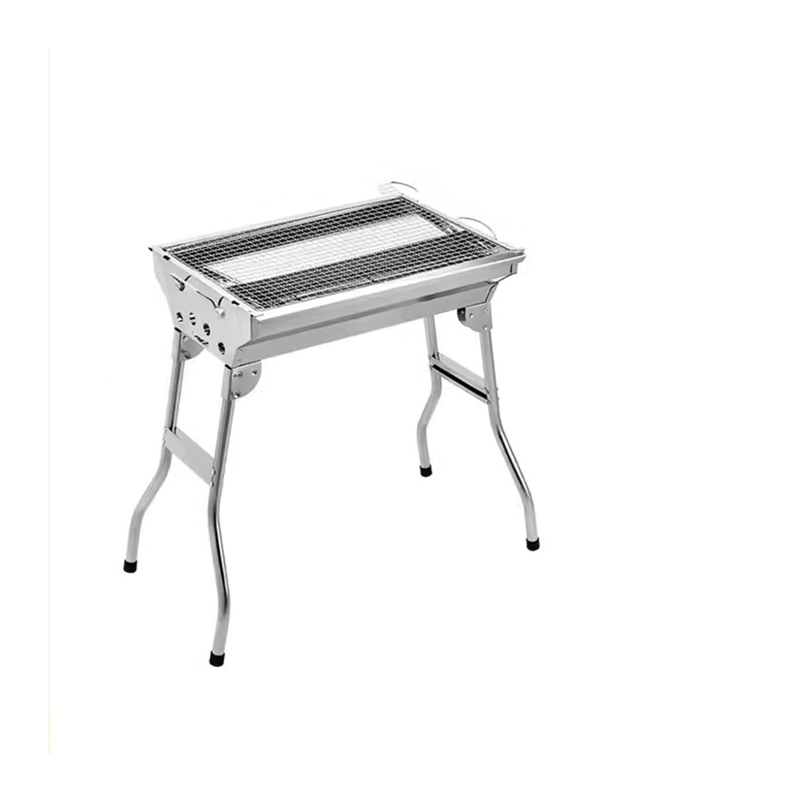 Shangguanyun456 One Color Outdoor Barbecue Grill Folding Barbecue Stove Home Rack Outdoor Portable Skewer