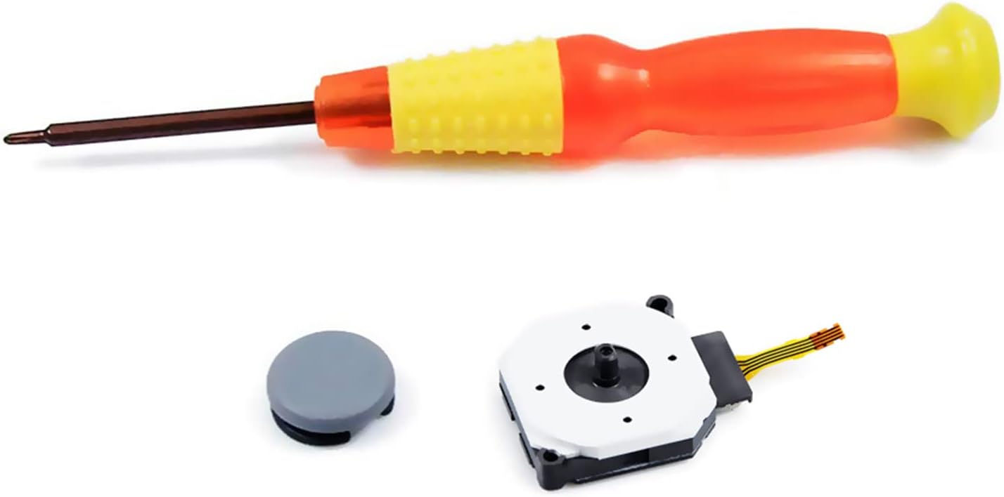 New for New3DS Joystick + Dark Grey Cap + Screwdriver