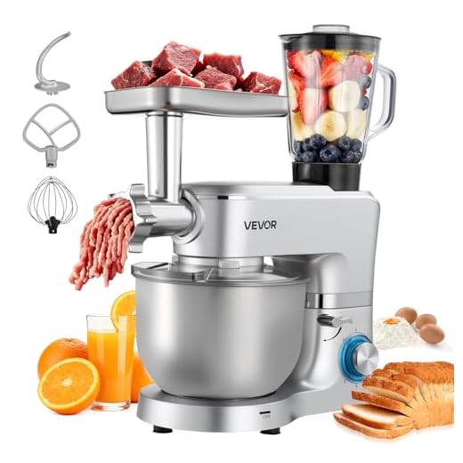 VEVOR Robot pâtissier 6 L multifonction