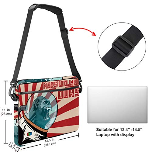 Sac ordinateur 13 pouces motif gorille de l'espace pour le bureau