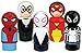 Bif Bang Pow! Spider-Man Pin Mate Wooden Figure (5 Set)