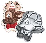 Wilton Cake Pan: Rudy Rudolph Reindeer Christmas Holiday Cake Pan Mold