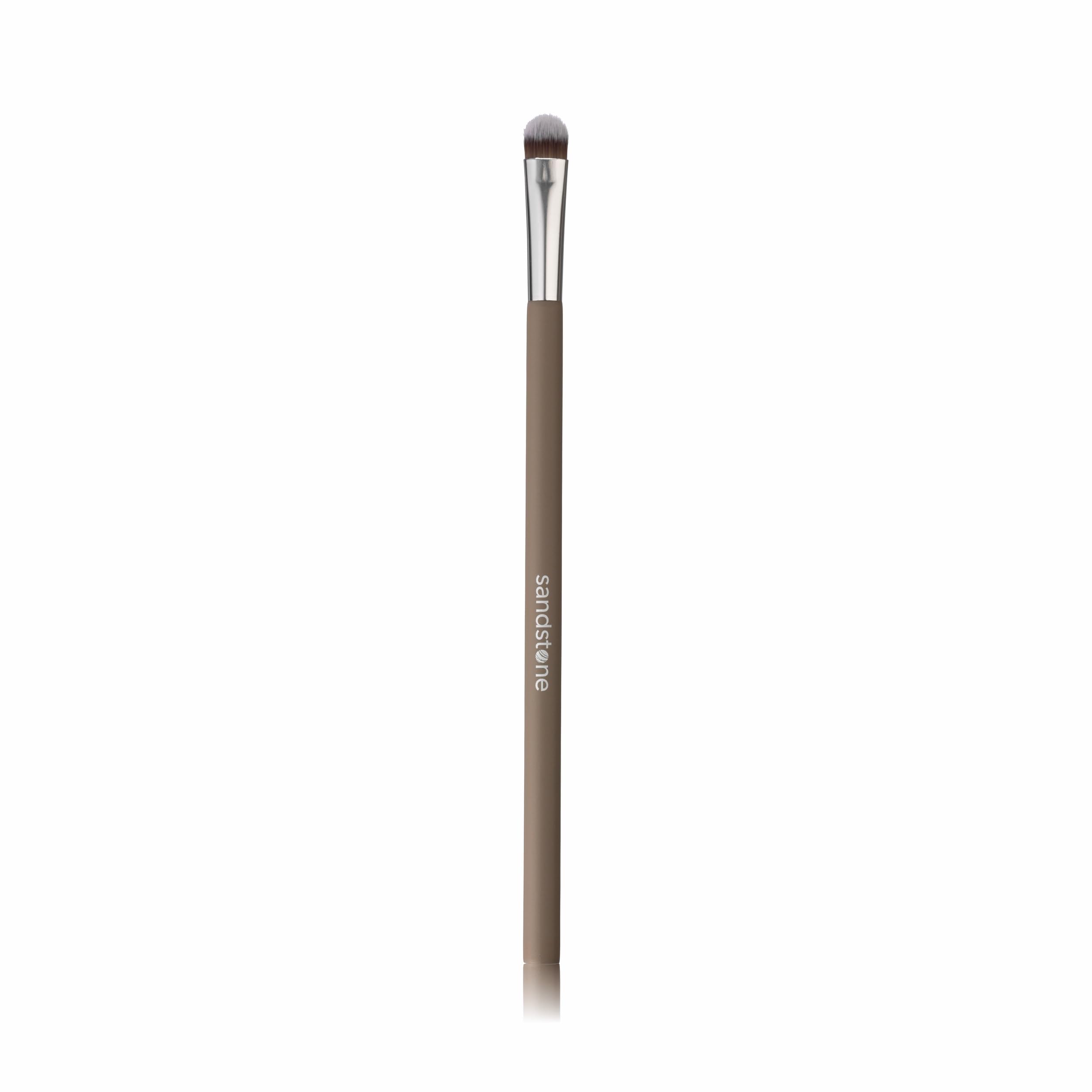 Sandstone Scandinavia Eyeshadow Brush – Precision Makeup Brush for Smooth Color Application – Ultra-Soft Vegan Bristles – Cruelty-Free