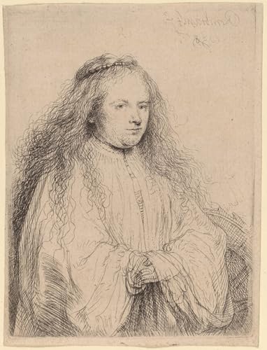 Pinturas Murales Cuadro Moderno Lienzo La Pequeña Novia Judía Rembrandt 60x90cm