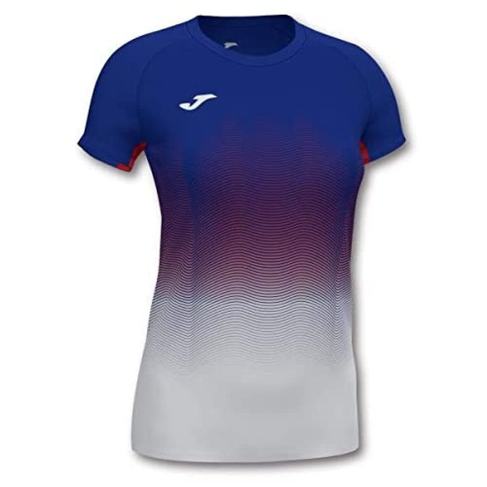 Joma Elite Vii Women's Running T-Shirt, womens, Running T-shirt, 901020.722, Royal-White, S