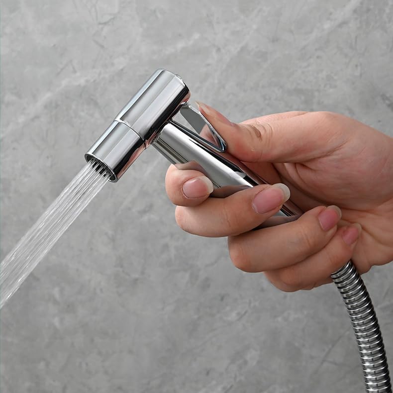 Rociador de bidé de mano para inodoro con agua fría y caliente y grifo monomando 3