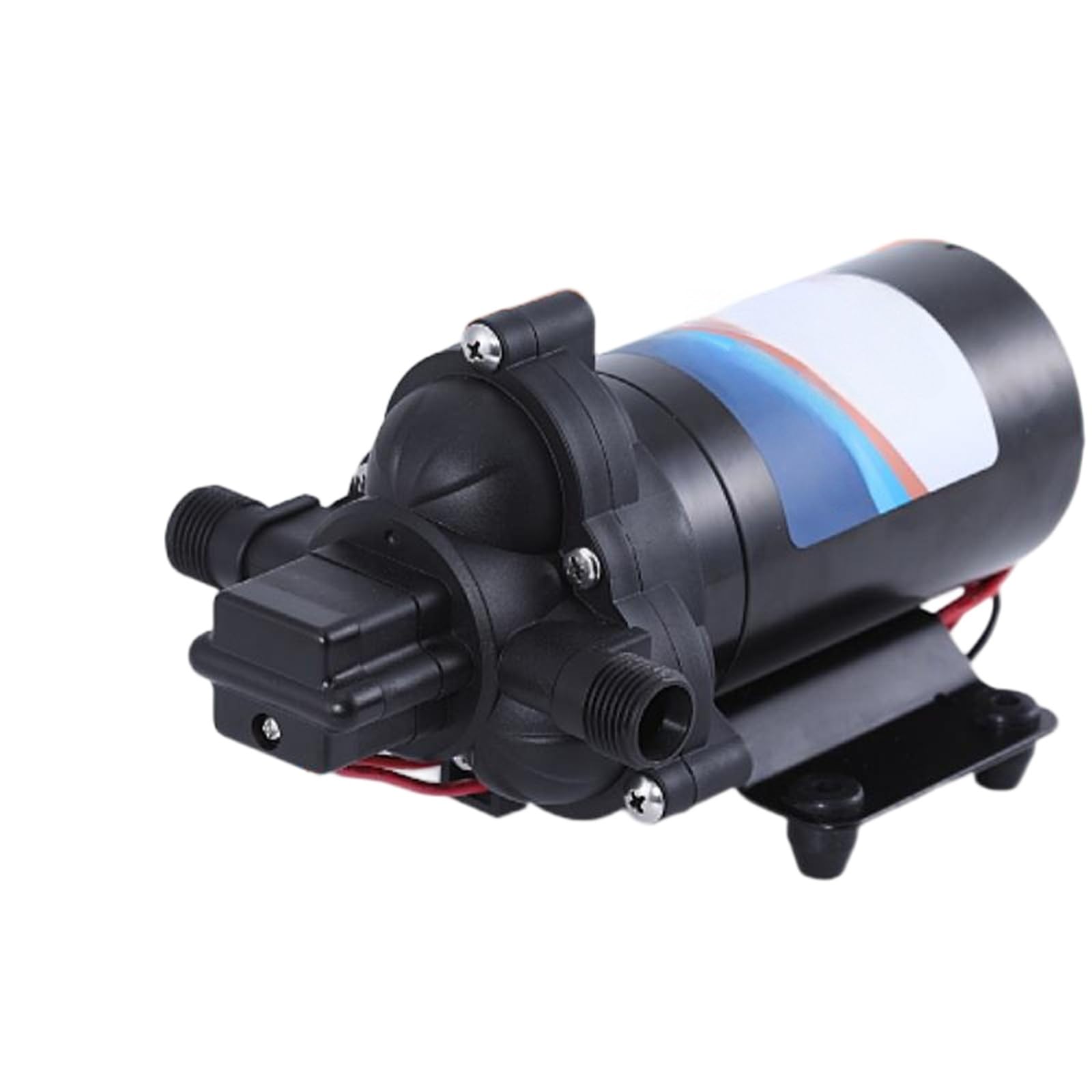 Mkhqst 24V 12V Rv/Yacht Pressurized Domestic Water Supply High-Pressure Diaphragm Self-Priming Freshwater Pump 15L,Sturdy & Leak-Proof Construction(24V)