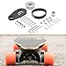 XCSOURCE DIY Electric Skateboard Longboard Kit Parts Pulleys and Motor + Belt + Bracket + Screw Tool Set Mount for 80mm Wheels OS914