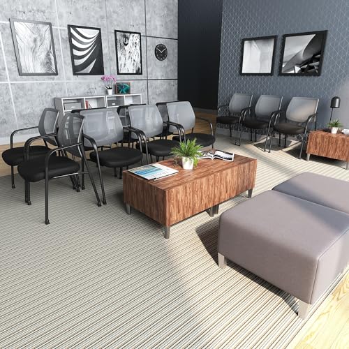 Staples Guest & Reception Chair, Mesh, Black - Thumbnail 2