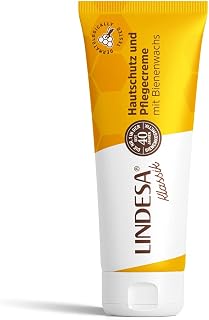Lindesa Crema nutriente con cera d'api, crema per le mani, protezione della pelle,...