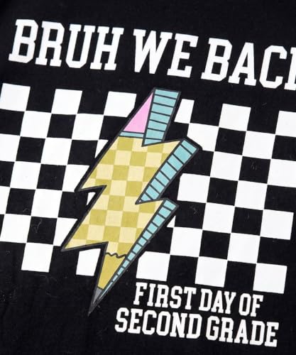 Image of Unique Baby Boys 2nd Grade Vibes Only Back to School T Shirt