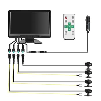 Amazon.co.jp: VSYSTO バックカメラモニターセット 10インチ