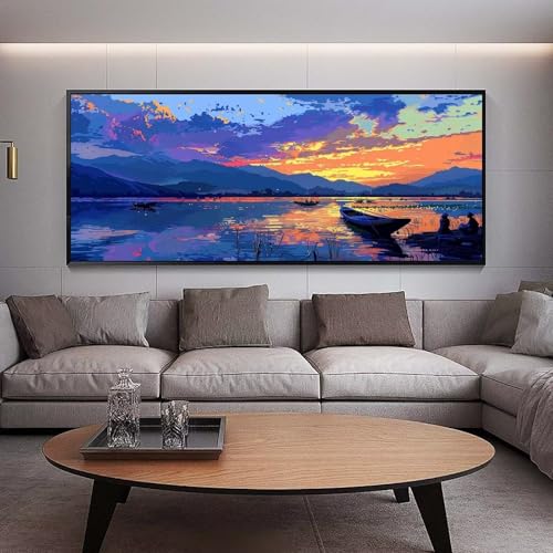 Diamant Painting Adulte Femme Idée Cadeau créatif avec kit broderie complet 120 x 50 cm