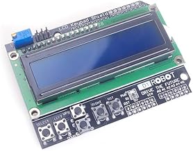 ANGEEK Panneau de clavier LCD du personnage LCD1602 - Carte d'extension pour Arduino