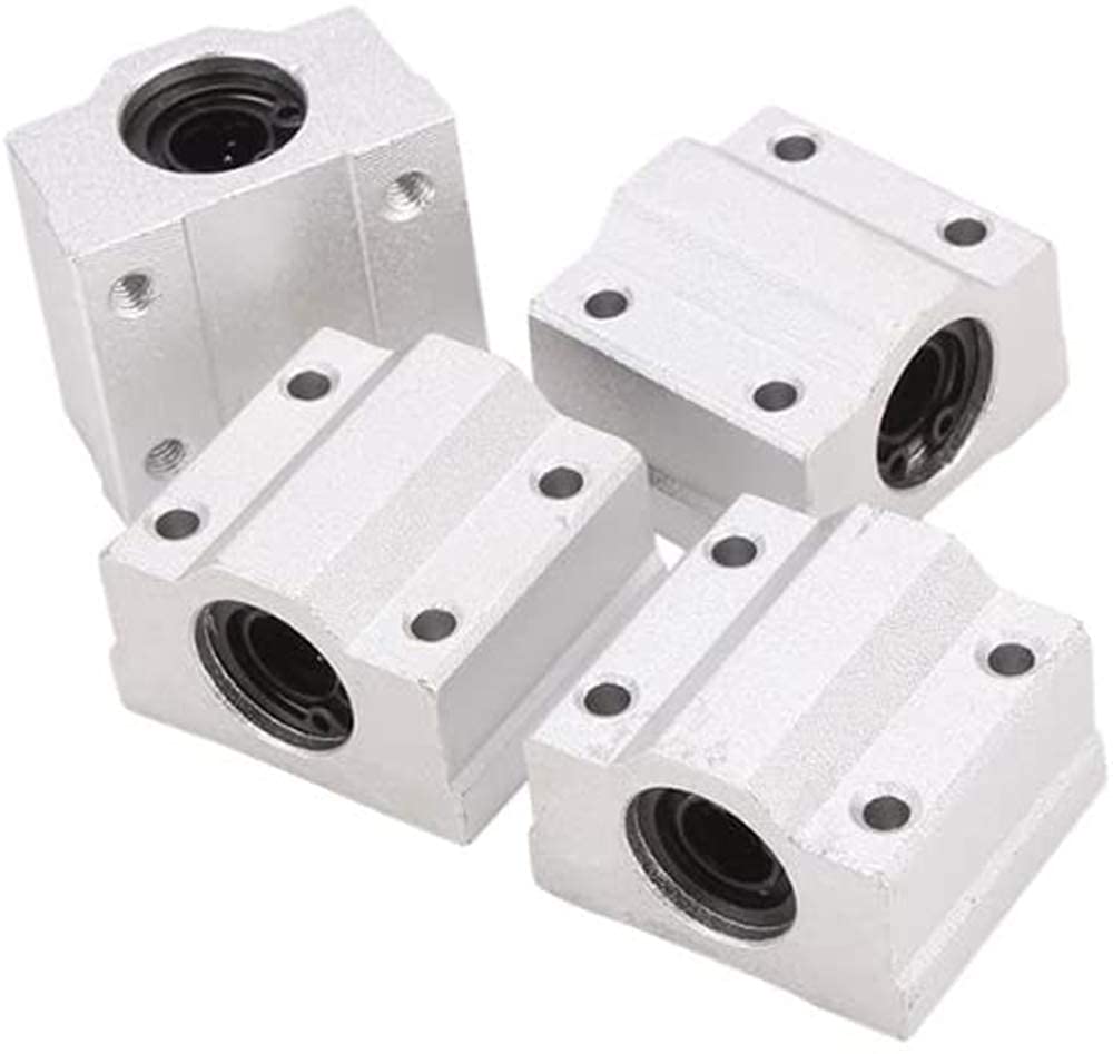 SCS10UU Lot de 4 roulements à billes à mouvement linéaire - Diamètre intérieur de 10 mm