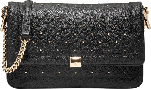 Image of Cole Haan Women's Daniella Chain Shoulder Bag, Black W /Studs