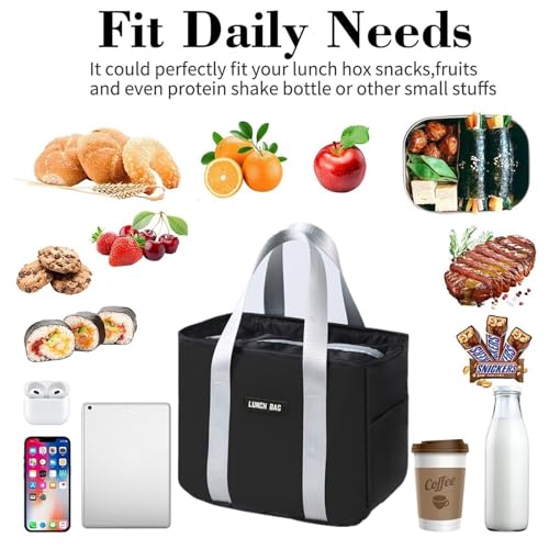 WUWYOUWL Lunch Bag, Cute Carton Insulated Lunch Box - Image 4