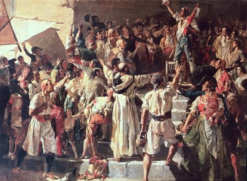 Affiche Toile Le Cri du Paleter de Joaquín Sorolla Décoration Salon 60x90cm