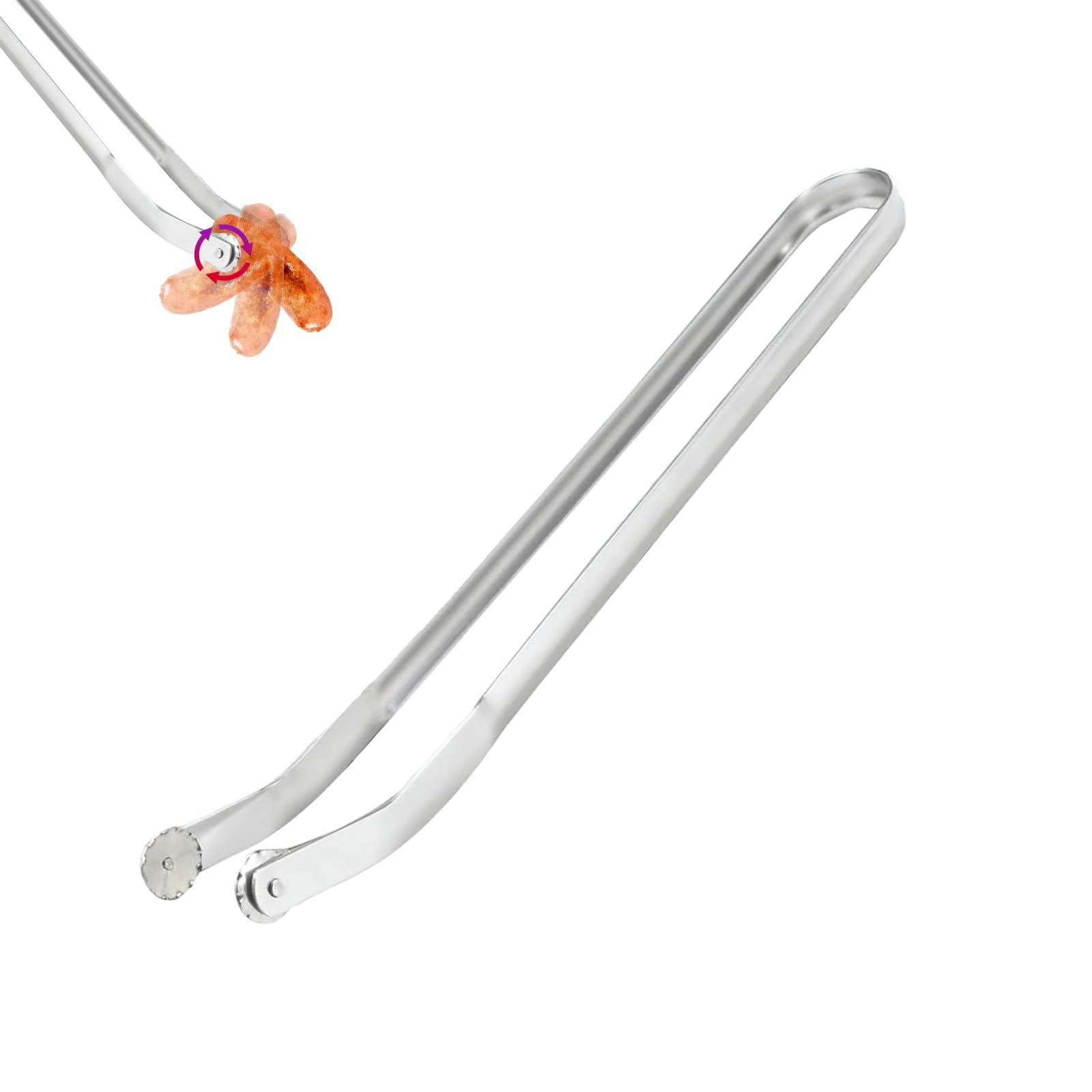 Pinze Da Forno 2 Pinze Da Cucina In Acciaio Inossidabile - 30.5 Cm - Foto 6