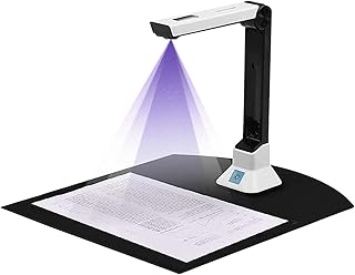 Document Scanner Document Camera For Teachers, Portable USB Document Camera Scanner With Stand 8MP HD A4 Format Doc Cam Photo Scanner