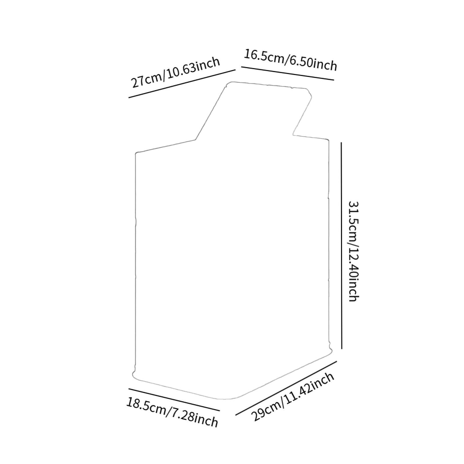 Cubo de Basura de Baño con Tapa Tipo Prensa, Cubo de Basura Delgado, Cubo de Basura Doméstico, Blanco, Individual