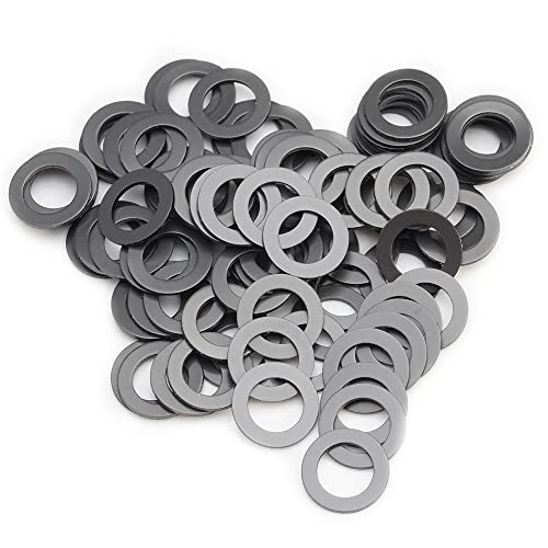 Model 1985 PTFE Coated Nylon Washers, 5x8x0.5mm (Set of 100Pcs) use with Ball Bearing Spacers for Traxxas RC Vehicles