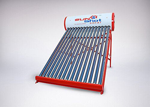 Sun Shot Solar Water Heater 200LPD : Amazon.in: Garden u0026 Outdoors